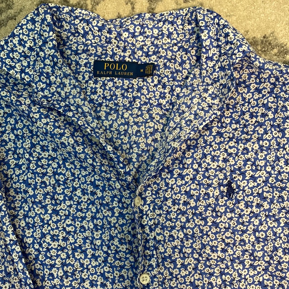 Polo floral button down